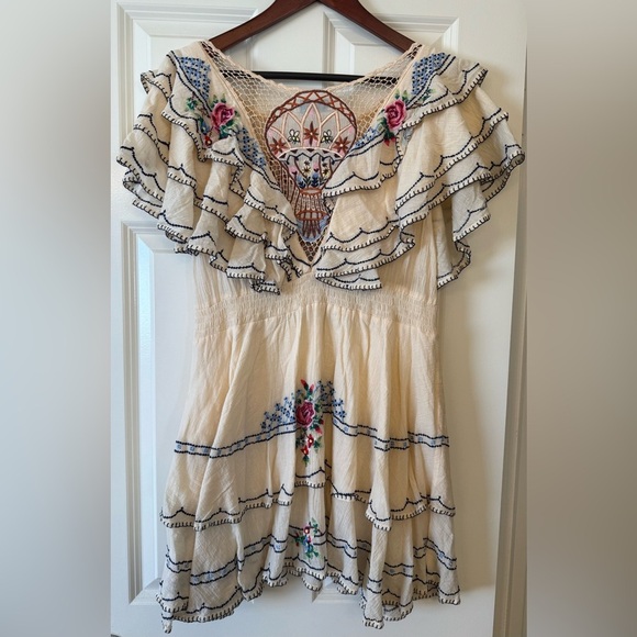 NWT Fillyboo Whimsy Hot Air Balloon Tiered Ruffle Mini Dress Size Large - Picture 4 of 15